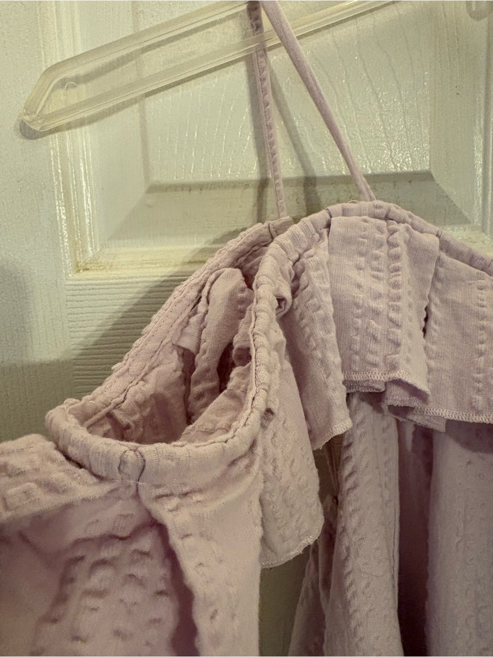 Free People Tamara Lilac Open Back Seersucker Midi/Maxi Dress - Picture 7 of 16